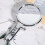 Folding 5X Magnification Silver Cosmetic Mirror with Double Sided Surface 9
