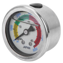 0-6000PSI 0-40MPa Air Pump Pressure Gauge Diving