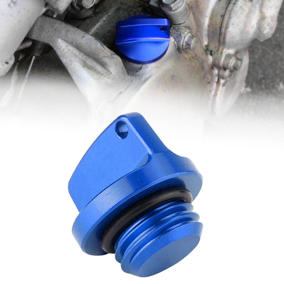 Lightweight Cnc Aluminum Oil Filler Cap For Honda Crf150r 07-19 Blue 4961340981175