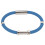 Vier-Ring-Antistatisches Silikonarmband Blau 36 g 8