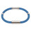 Vier-Ring-Antistatisches Silikonarmband Blau 36 g 10