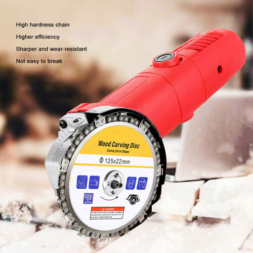 5 Inch Carbide Chain Saw Disc Angle Grinder Blade for Wood/Plastic