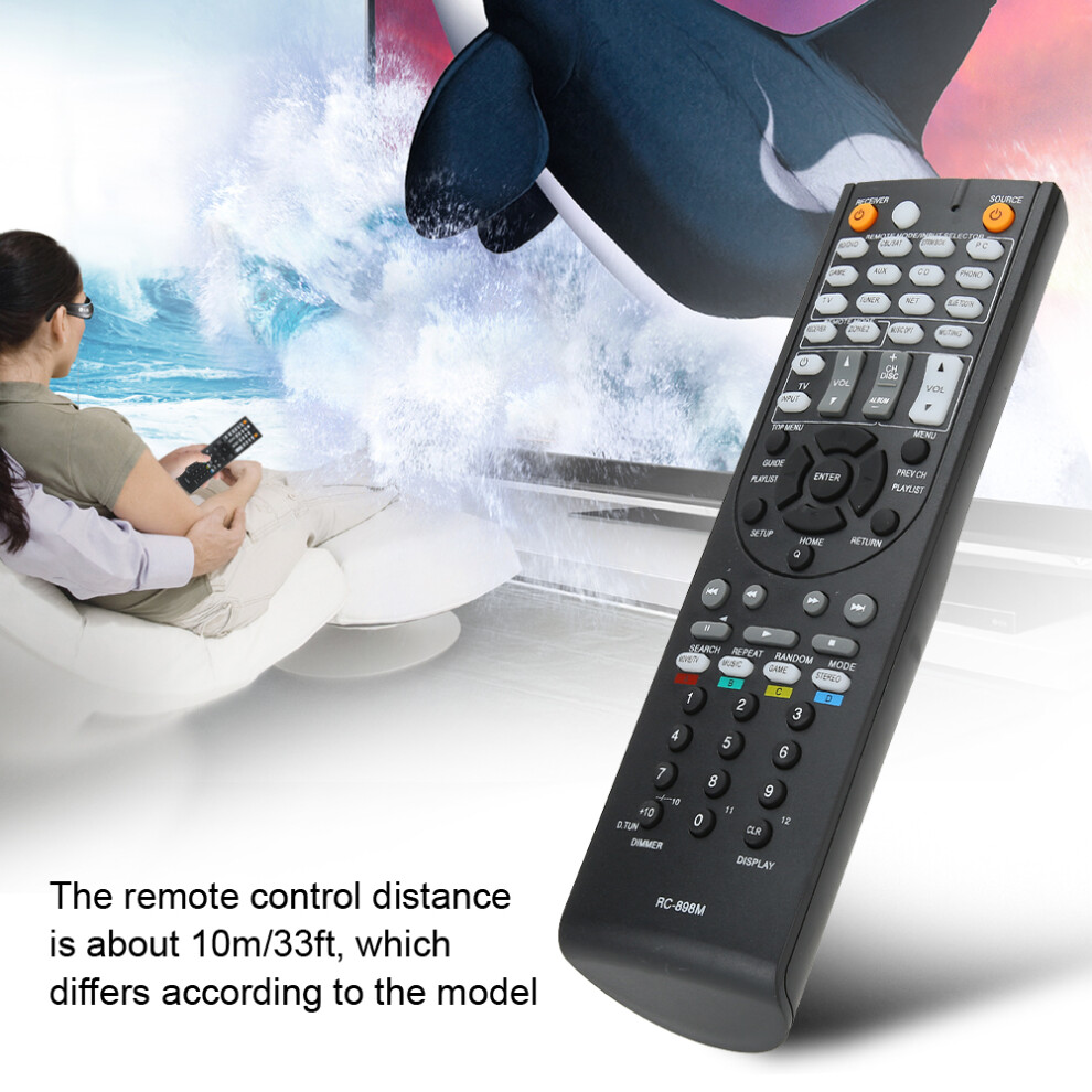 Compatible Rc-898M Remote Control For Onkyo Tx Nr646 Tx Nr747 Tx Nr545 4601340989374