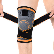 Gray Orange Cycling & Mountaineering Leg Sleeve Breathable Keep Warm Flexible