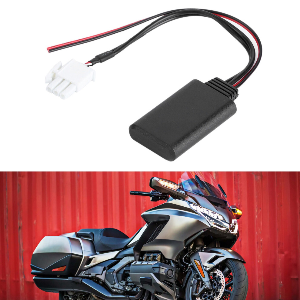 Bluetooth Wireless Audio Cable Adapter For Gl1800 Goldwing 3ÂPin Aux Stereo 6951340991241
