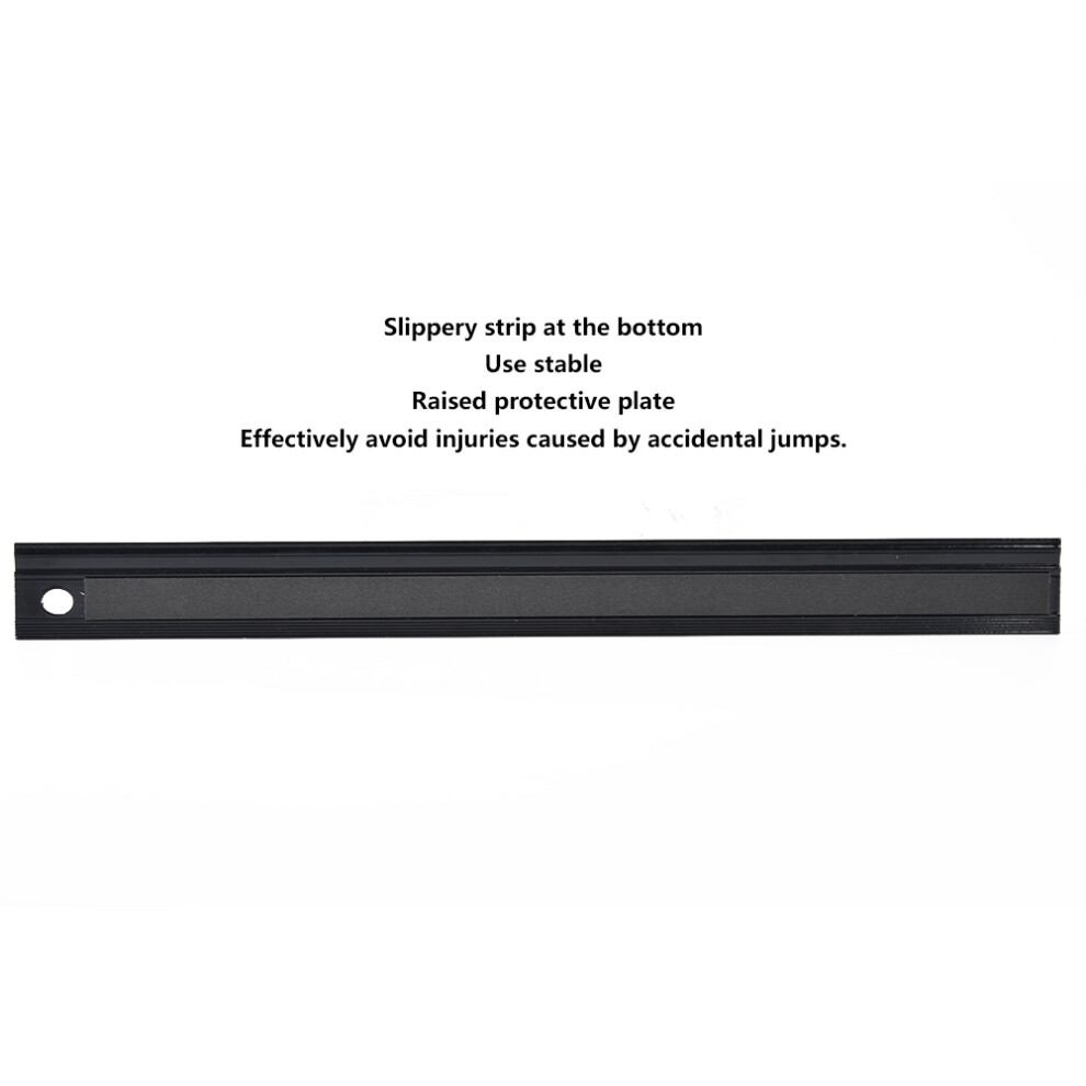 45Cm Aluminum Alloy Cutting Ruler With Safety Features For Home Use 6901340991314