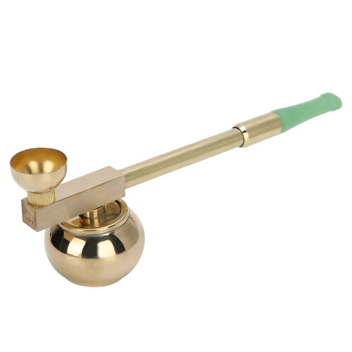 Dual Purpose Brass Water Smoke Pipe Portable Mini Filter Model 108