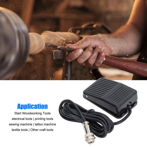 Self Reset Foot Pedal Controller for Tattoo Sewing Machine, 36V, 2m Line 2