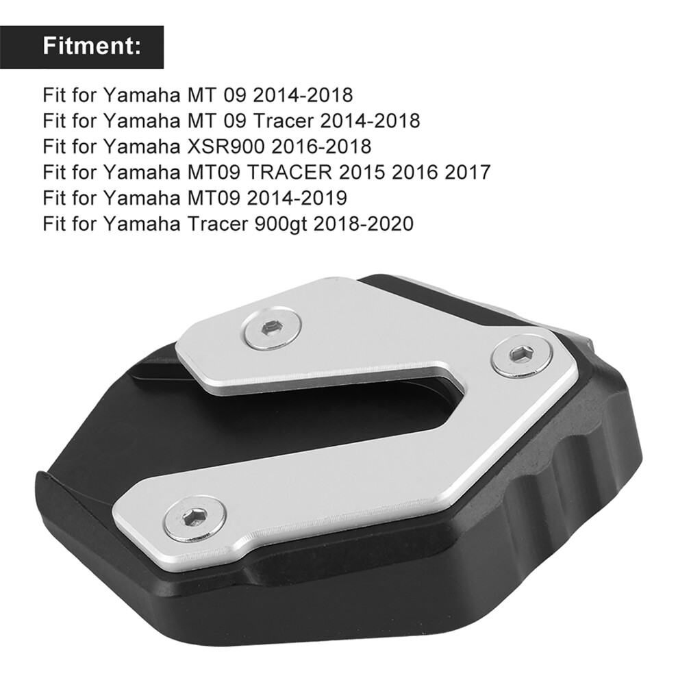 Rehausseur De Bã©Quille Latã©Rale Moto - Adaptã© Pour Mt 09 Xsr900 Tracer 9321340993403