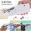 Mini Handheld Electric Sewing Machine Portable Cordless 21x6.5x3.5cm White 1