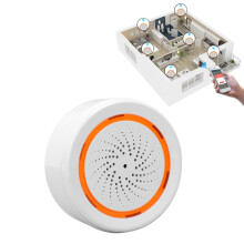 Intelligenter Ton- und Licht-Alarm 2,4-GHz drahtlose Sirene-App