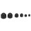 Protective Black PE Hex Nut Caps M4-M12 145PCs for Various Applications 5