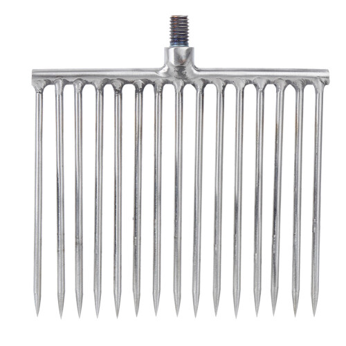 15 Prong Stainless Steel Harpoon Spear Fork - Lightweight & Durable 1