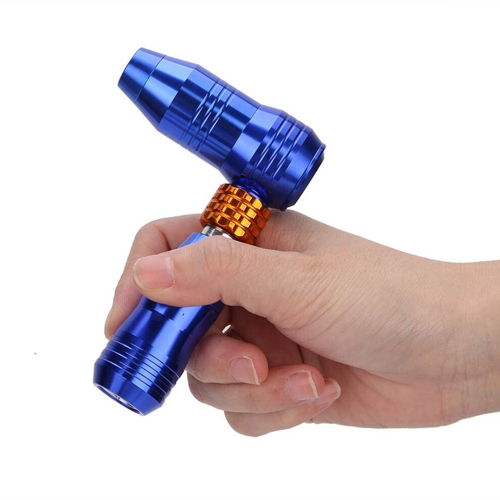 Blue Alloy Motor Tattoo Machine Dc Interface, Liner & Shader,