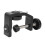 Adjustable Black Aluminium C Clamp for Camera Tripod Desk Setup 1