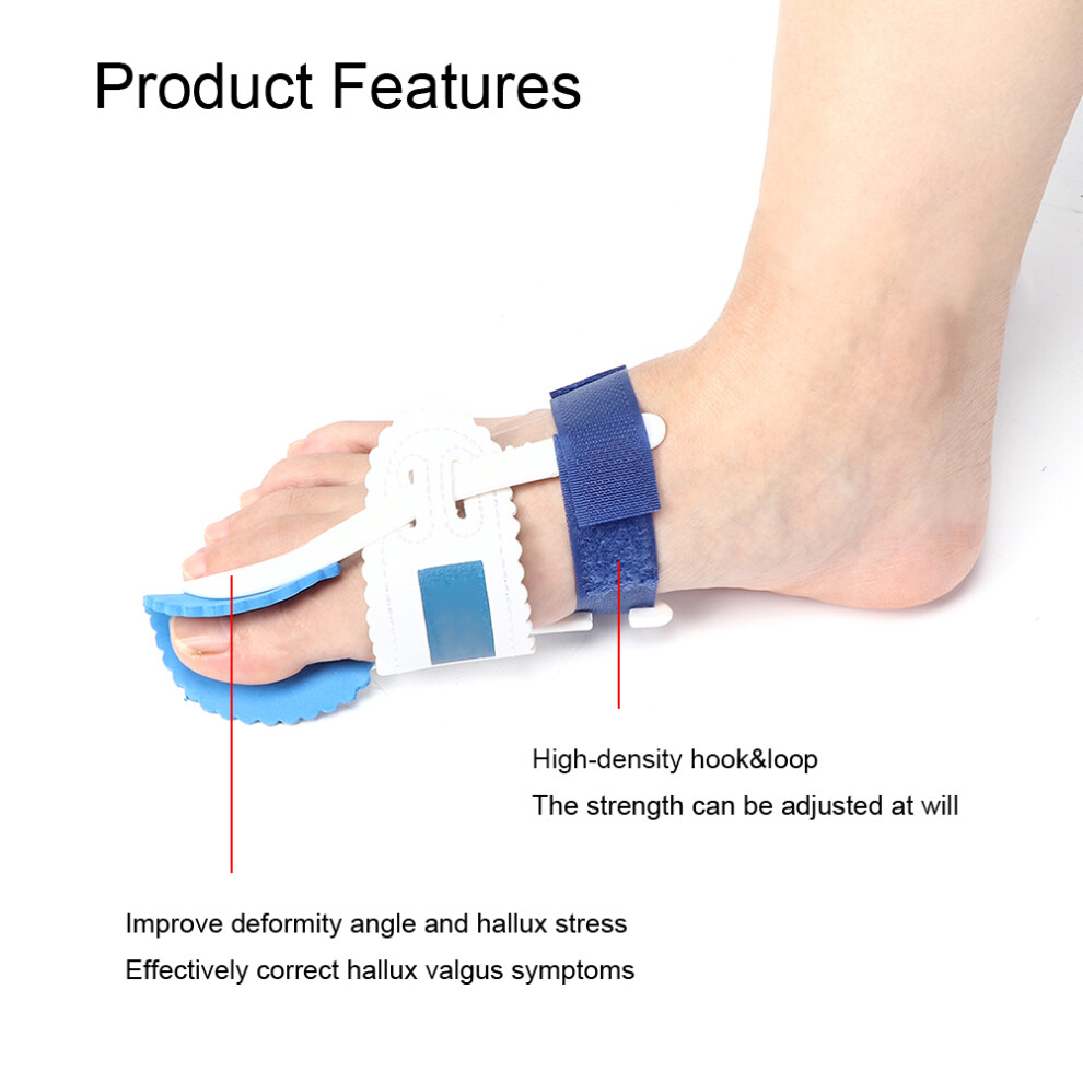 2pcs Toe Straightener Bunion Splints Hallux Valgus Corrector Foot Tool