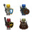4pcs Medieval series Dragon Knight Minifigures Toy Fits Lego 1