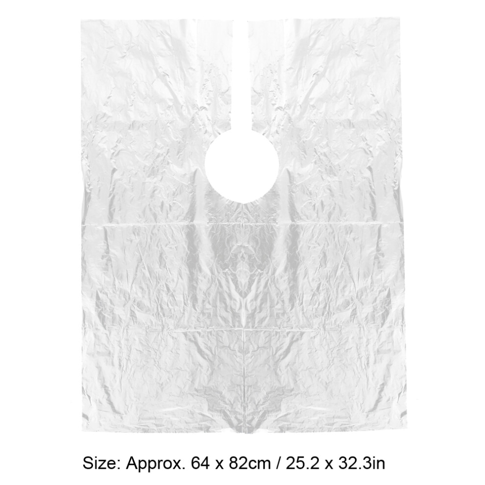 50pcs Waterproof Disposable Haircut Aprons 64x82cm for Barbers