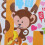 4Pcs Giraffe Kids Wall Sticker Removable Height Chart 60-180cm 6
