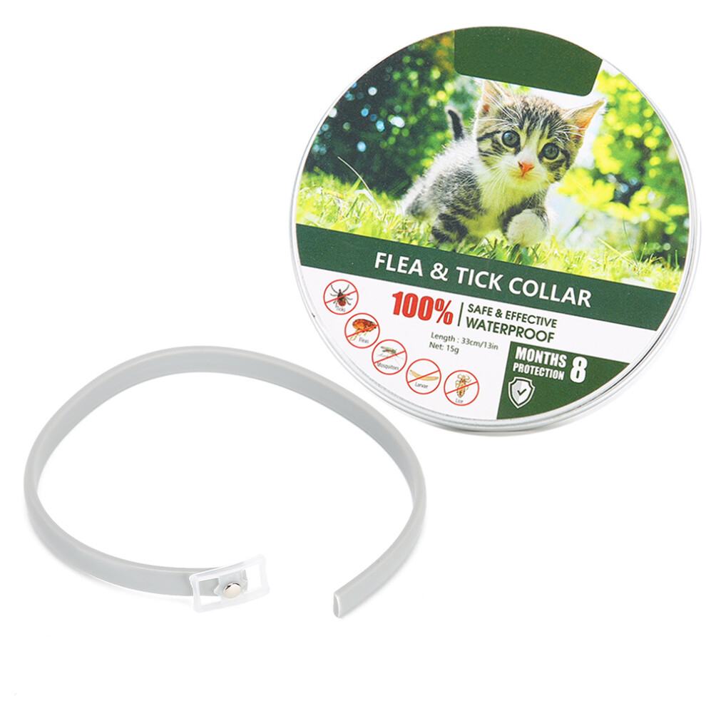 Natural Oil Collar for Dogs & Cats - Repels Ticks Fleas & Mosquitoes