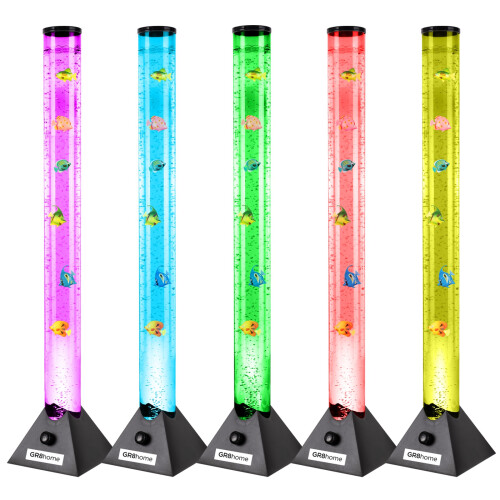 Gr8 Home 90cm Fish Lamp Bubble Light Colour Changing LED Water Aquarium