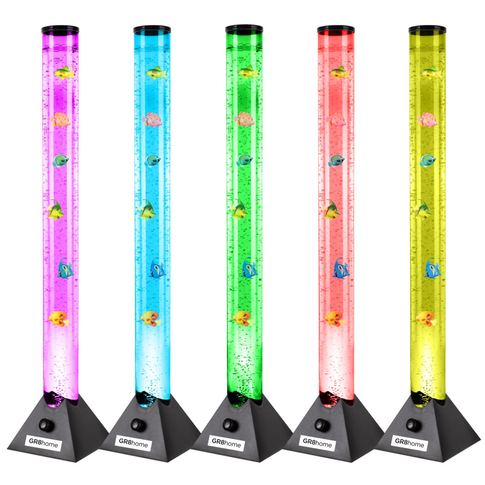 Gr8 Home 90Cm Fish Lamp Bubble Colour Changing Led Water Aquarium Light