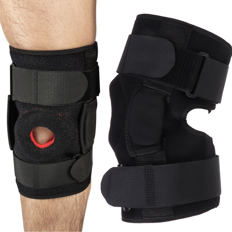 Adjustable Black Breathable Sports Knee Protector 300G Climbing Fitness 4901341003780