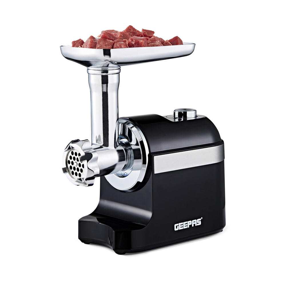 Geepas Electric Meat Grinder | Stainless Steel Meat Mincer
