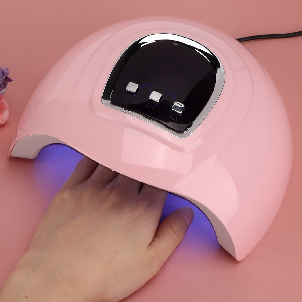 Light 54W Nail Gel Curing 18 Chips Infrared Lcd Timer Usb Powered