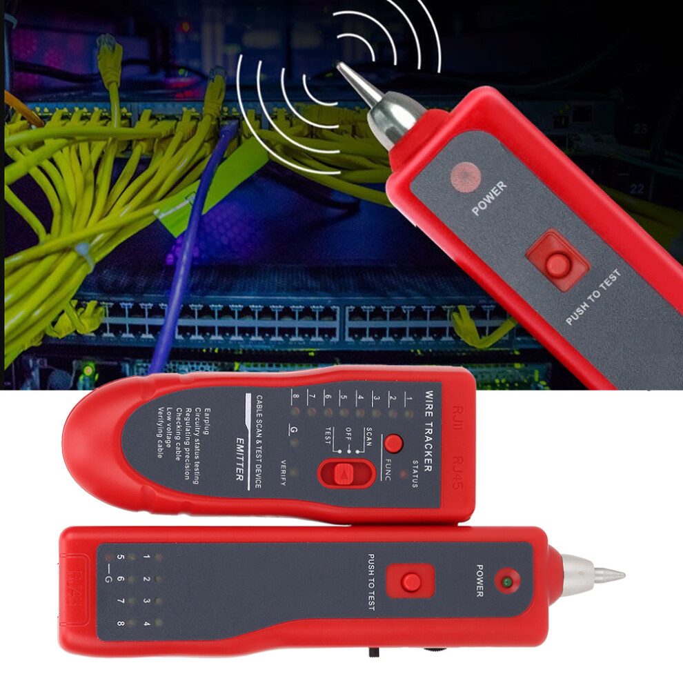 Multifunctional Wire Tracker Network Finder Transmitter Receiver Tool 8121341004877