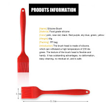 Silicone Oil Brush 21.2cm Multi-Color Baking BBQ Basting Utensil