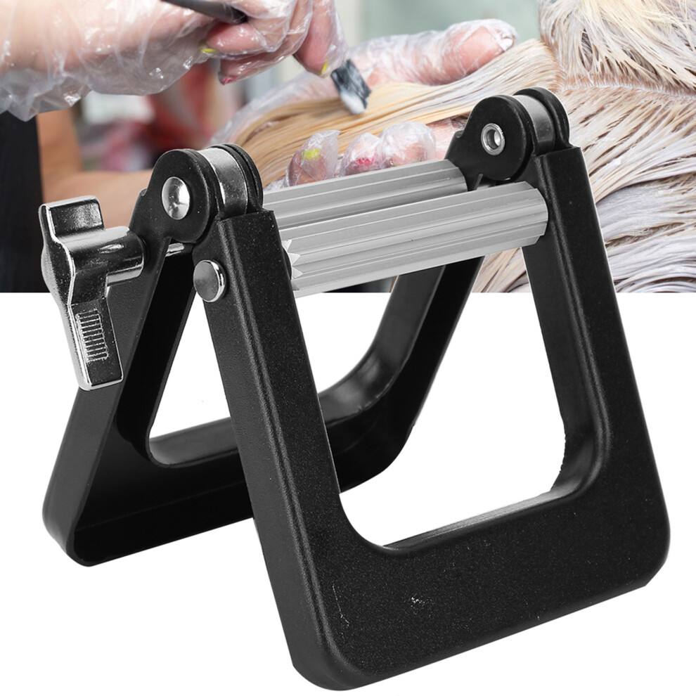 Professional Hair Dye Squeezer - Black, PV + Aluminum, 11.5x10.5cm