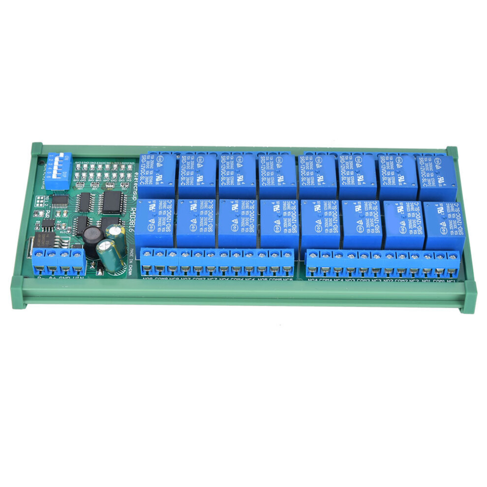 12V 6-Channel Rs485 Relay Plc Module With Din Rail Box, 10A Capacity 5051341008229