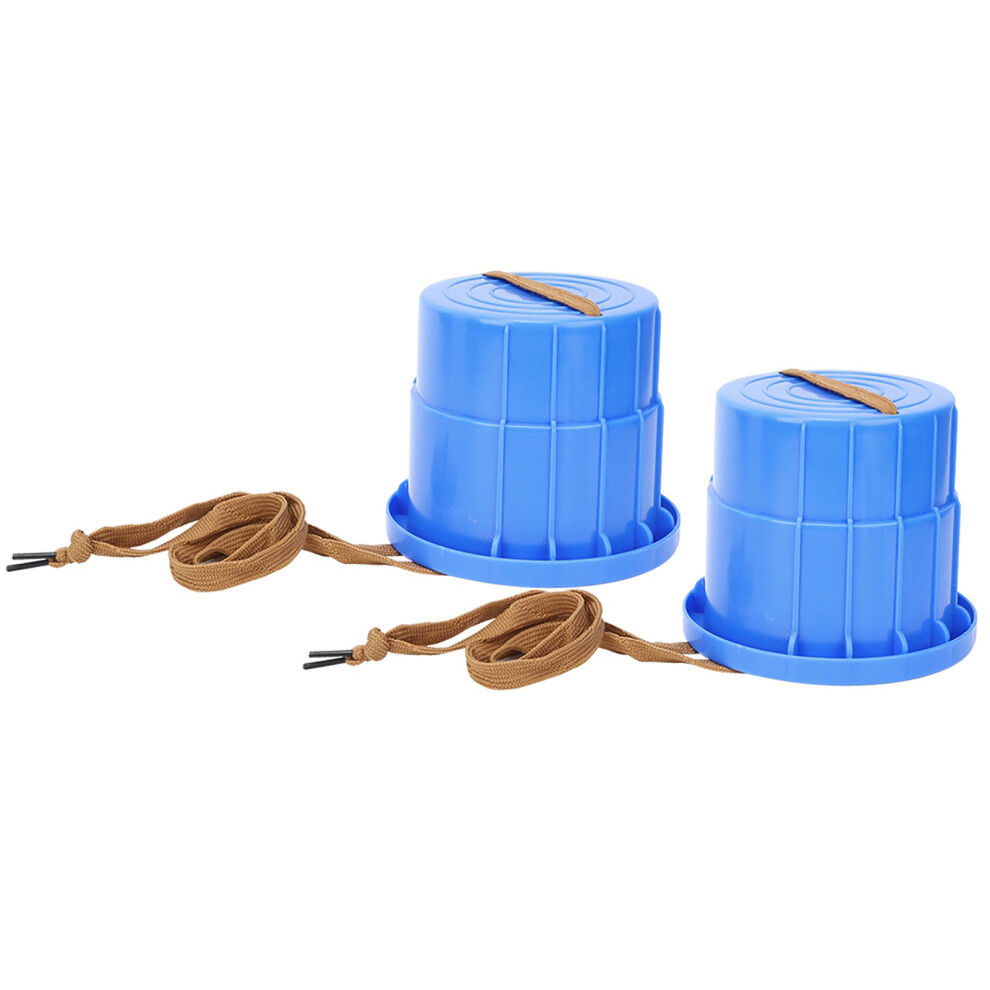 Interactive Kids Stilts Shoes for Balance Training Blue PVC Material
