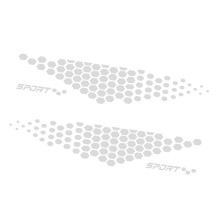 2pcs Car Body Stickers Vinyl Decal Waterproof Exterior Accessories 357cm