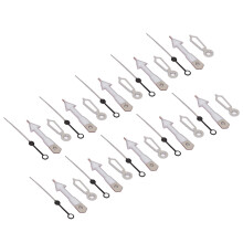 Conjunto de 10 manecillas metálicas luminosas de 8,5  12,5  12,5 mm NH35A