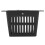 50 Pcs Square Hydroponics Net Pots, PP, 43x43mm Top, Black 3