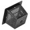 50 Pcs Square Hydroponics Net Pots, PP, 43x43mm Top, Black 9