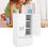 Birch Mini 12 Double Door Refrigerator White with Silver Accents Double Deck 11