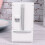 Birch Mini 12 Double Door Refrigerator White with Silver Accents Double Deck 7