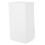 Birch Mini 12 Double Door Refrigerator White with Silver Accents Double Deck 8