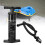 Black Super Light Handle Air Pump for Rubber Boats, 750CC/4000CC 13