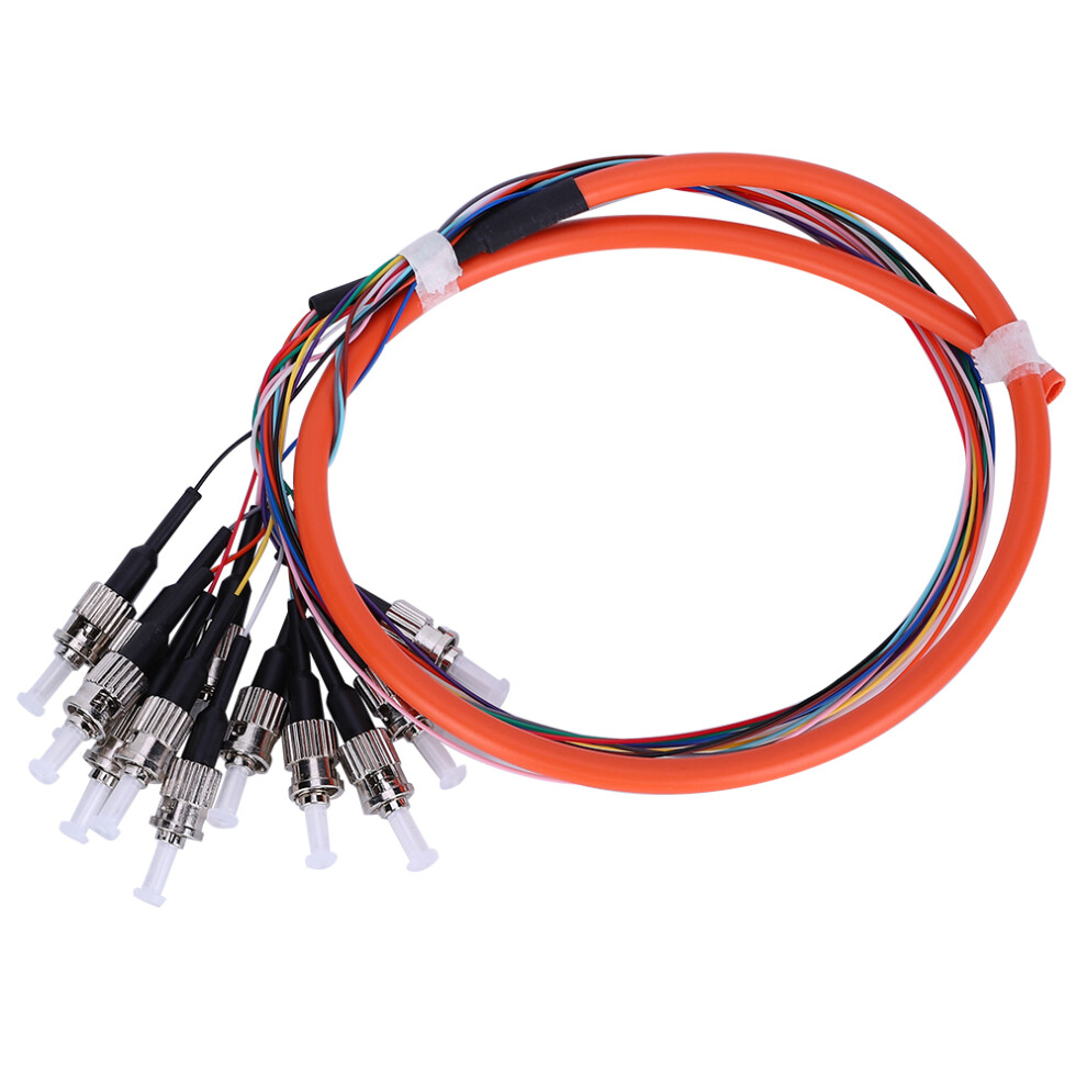 Multimode 12 Cores Fiber Pigtail St Upc Mm-0.9 For Network & Telecom Systems 8771341014491