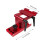 Bench Grinder Tool Rest Sharpening Device - Adjustable Red Tool Storage for Table Sander, Stable Replacement for Home Use 4