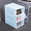 Stackable Shoe Box Organizer Transparent & Dustproof Blue 33x23x13cm Durable 7