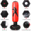 5.2ft Inflatable PVC Boxing Bag, Durable Heavy Punching Target 6
