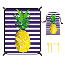 Foldable Travel Mat Large Capacity Picnic Rug Colorful Sand-Free Beach Blanket Outdoor Waterproof Durable Material