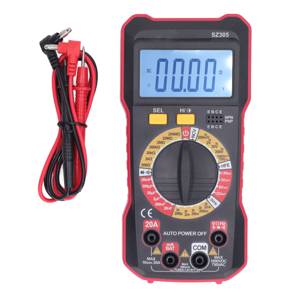 Digital Multimeter High Accuracy AC Voltage Meter