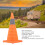 Collapsible Traffic Safety Cone with Reflective 13