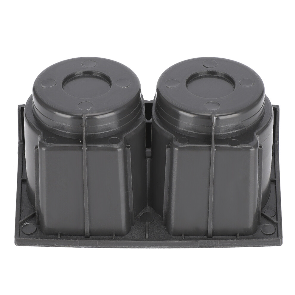 Dual Hole Cup Holder For Nissan Patrol Gu Y61 1997-2005 Gray 8731341021974